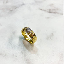 Load image into Gallery viewer, 18ct Yellow Gold and White Gold Diamond Ring
