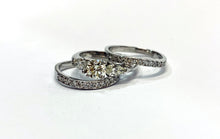 Load image into Gallery viewer, 18ct White Gold and Diamond Wedding Set
