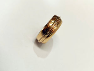 9ct Yellow Gold Wire Wrapped Band